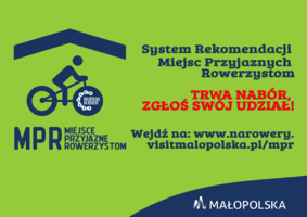 Plakat Systemu Rekomendacji Miejsc Przyjaznych Rowerzystom